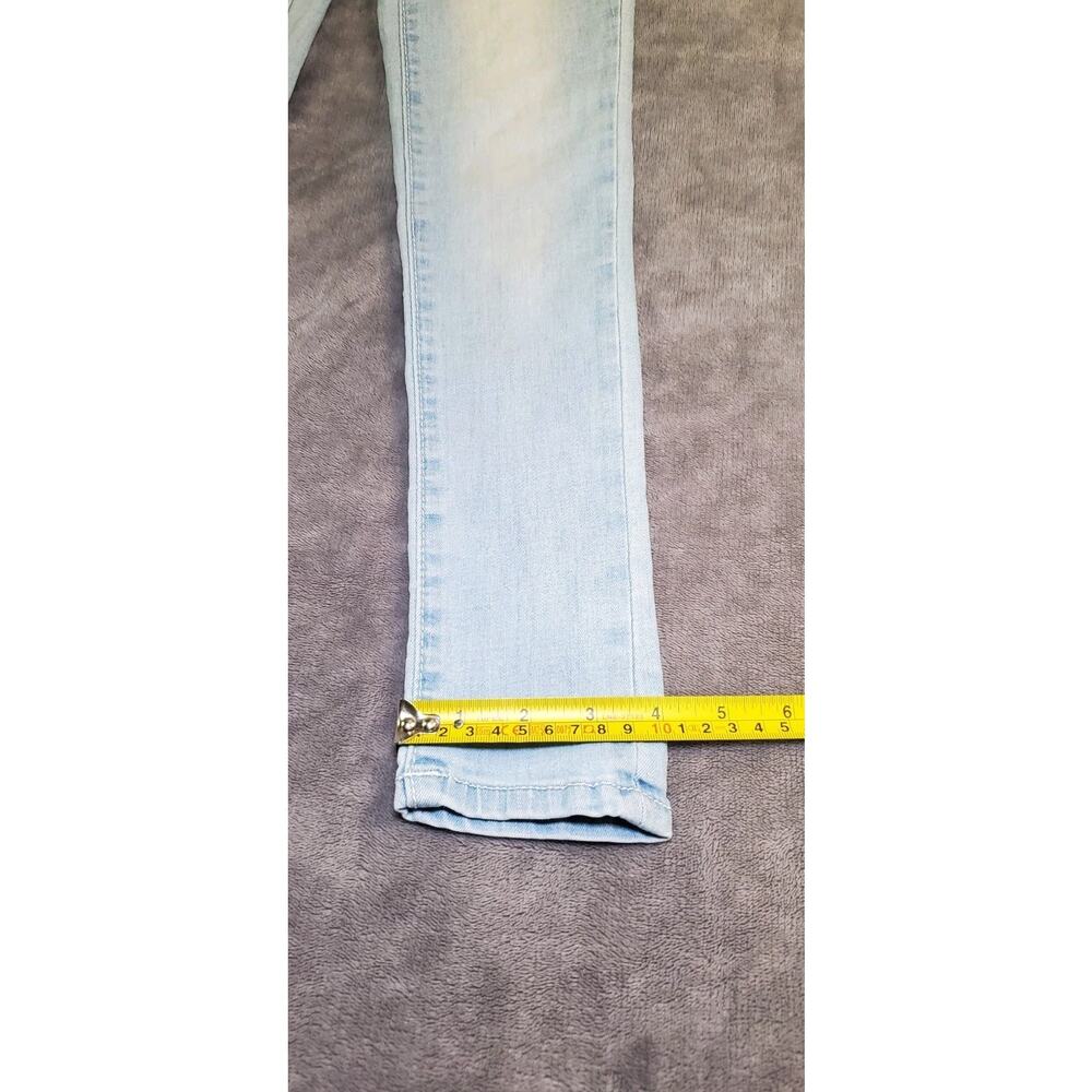 True Religion Girls Sz 7 Halle Mid-Rise Super Skinny Denim Jeans C1-203 - Picture 3 of 12
